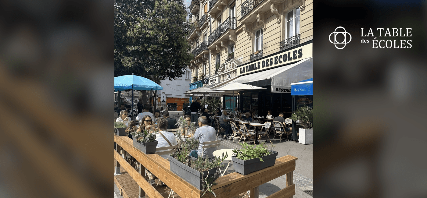 La Table des Écoles inaugure sa nouvelle terrasse estivale !